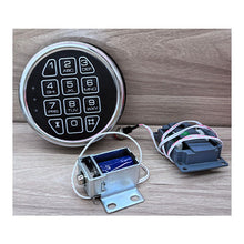 Load image into Gallery viewer, Electronic Digital Security Safe Lock China Factory Price Electronic Cabinet Solenoid Lock For Gun Safe Electronic Round Lock