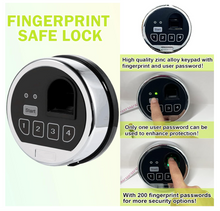 Load image into Gallery viewer, Electronic Safe Lock Biometric Fingerprint Password Function Safe Lock For Gun Safe Factory Price Electronic Digital Safe Lock