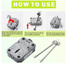Load image into Gallery viewer, Electronic Safe Lock Biometric Fingerprint Password Function Safe Lock For Gun Safe Factory Price Electronic Digital Safe Lock
