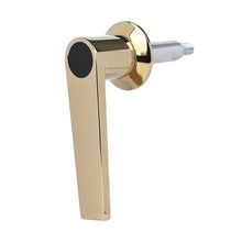 Load image into Gallery viewer, Square Shaft Safe Handle Standard L Shape for ATM, Safes and Vault Doors, Bright Brass Finish,Gun Safe Handle For Safe door
