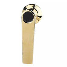 Load image into Gallery viewer, Square Shaft Safe Handle Standard L Shape for ATM, Safes and Vault Doors, Bright Brass Finish,Gun Safe Handle For Safe door