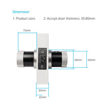 Load image into Gallery viewer, Smart Biometric Fingerprint Door lock  Digital Wifi Security Lock  Keyless Intelligent Wateproof unlock locked Lock for Outdoor