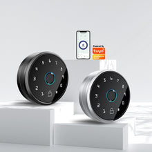 Load image into Gallery viewer, Handle Fully Automatic Smart Lock Fingerprint Knob Door Lock Unlock Touch Screen Bluetooth App Keyless Entry Door Lock