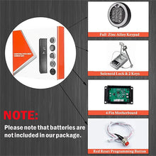 Load image into Gallery viewer, Safe Lock Electronic Solenoid Lock With 2 Override Keys, Keypad Lock Fits Gun Safe Box and Security Cabinet