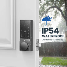 Load image into Gallery viewer, Smart Door Lock, Keyless Entry Door Lock with Doorbell, Door Locks for Front Door with App Control, Auto-Lock, with Bluetooth