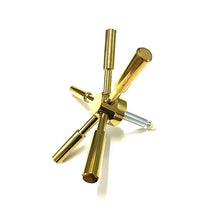 Load image into Gallery viewer, 5 Spoke Gun Safe Handle Fireproof Rifle Cabinet Depository Strong Box Gun Vault Door Hardware Replacement Key Fit Most Safes