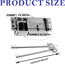 Load image into Gallery viewer, Solenoid Lock With 2 Master Override Keys Safe Lock Parts Replacement