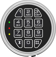 Load image into Gallery viewer, Replacement Safe Lock With Chrome Keypad Electronic Solenoid Lock Gun Safe Lock