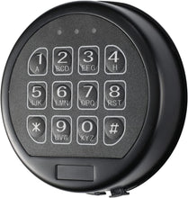 Load image into Gallery viewer, Gun Safe Lock Replacement Black Keypad with Solenoid Safe Electronic Lock