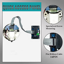 Load image into Gallery viewer, Gun Safe Lock Replacement Chrome Keypad Electronic Safe Lock with Swing Bolt for Most Safe Box,Gun and Strong Vaults Door