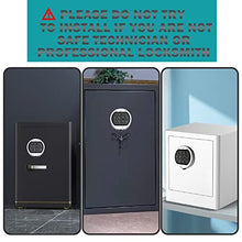 Load image into Gallery viewer, Gun Safe Lock Replacement Chrome Keypad Electronic Safe Lock with Swing Bolt for Most Safe Box,Gun and Strong Vaults Door