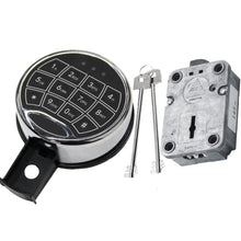 Load image into Gallery viewer, Digital Electronic Keypad Lock for Safes, Swing Bolt Gun Safe Lock Replacement, Time Delay Safe Lock Including 2 Emergency Keys for Locksmiths