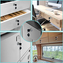 Load image into Gallery viewer, 3 Pack Vending Machine Locks Tubular Keyway (Keyed Aliked) Slam Lock for Coke Snack Candy Soda Machine Lock