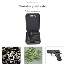 Load image into Gallery viewer, Dialing Wheel Password Safes Portable Car Safebox Handgun Safes Valuables Money Jewelry Storage Box Security Pistol Strongbox