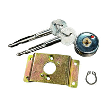 Load image into Gallery viewer, High Security Cross Key Brass Cylinder Lock for Hotel Safe Box with 2 Iron Cross Keys
