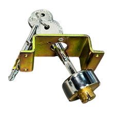 Load image into Gallery viewer, High Security Cross Key Brass Cylinder Lock for Hotel Safe Box with 2 Iron Cross Keys
