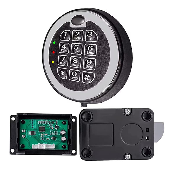 Electronic Keypad Gun Safe Lock, Digital Security Vault Door Lock with LED Keypad for Home, Gun Cabinets & Safes