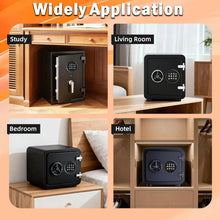 Load image into Gallery viewer, Gun Safe Lock Replacement with Solenoid, Safe Box Lock with 2 Override Keys Black Keypad Replacement for Safe Box, Rifle Safe
