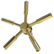 Load image into Gallery viewer, 5 Spoke Gun Safe Handle Fireproof Rifle Cabinet Depository Strong Box Gun Vault Door Hardware Replacement Key Fit Most Safes
