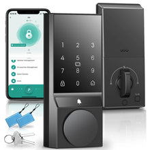 Load image into Gallery viewer, Smart Door Lock, Keyless Entry Door Lock with Doorbell, Door Locks for Front Door with App Control, Auto-Lock, with Bluetooth
