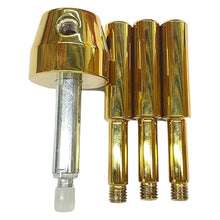 Load image into Gallery viewer, 3 Spoke Gun Safe Handle Replacement, Gold Finish Heavy-Duty Handle for Safe Box, Gun Safes, Vault Doors,Fireproof safes
